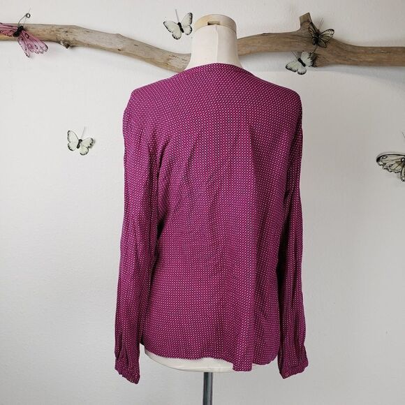 Tommy Hilfiger dark pink patterned tunic - Picture 4 of 8